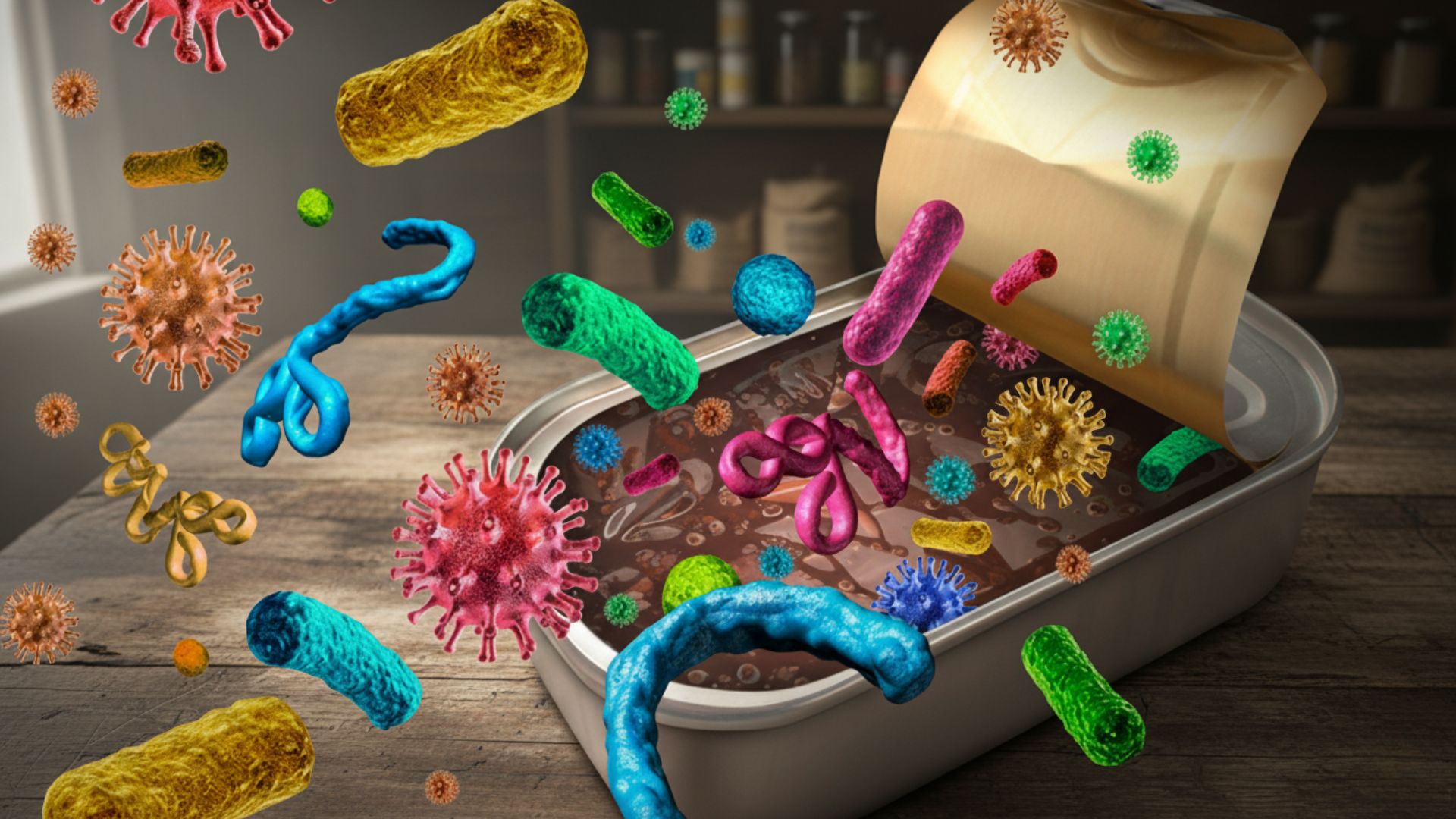 Contaminación bacteriana en conserva mal sellada: riesgo de Clostridium botulinum por cierre deficiente